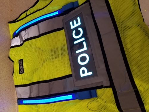 POLICE Illuminated Safety Vest With ID Panel